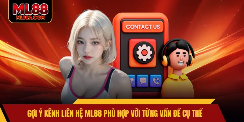Gợi ý kênh liên hệ ML88 phù hợp với từng vấn đề cụ thể